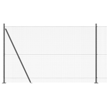 vidaXL Συρματόπλεγμα με Σκυρόδεμα 50x1,4 μ PVC-Επικαλυμμένο Ατσάλι