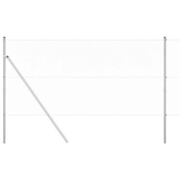 vidaXL Hexagon Φράκτης 1.2x50 μ Γαλβανισμένος Χάλυβας