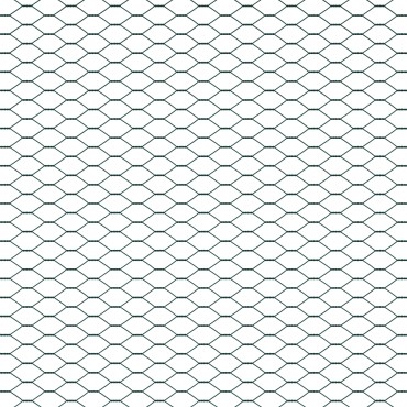 vidaXL Hexagon Fence Πράσινο 0.6x100 m Σίδερος
