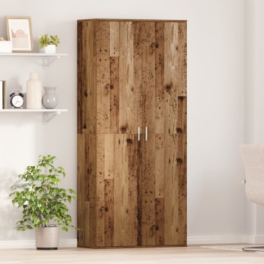 vidaXL Υψηλή ντουλάπα Παλιό Ξύλο 80x35x180cm Επεξεργασμένο Ξύλο