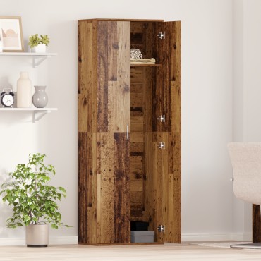 vidaXL Υψηλή Ντουλάπα Παλιό Ξύλο 60x35x180cm Κατασκευασμένο Ξύλο