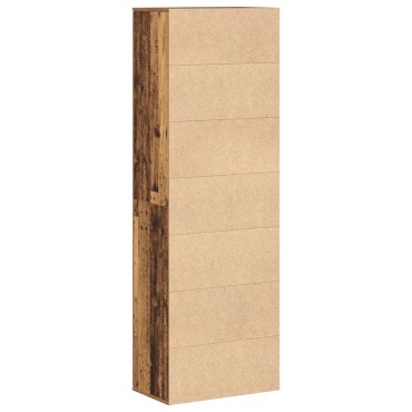 vidaXL Υψηλή Ντουλάπα Παλιό Ξύλο 60x35x180cm Κατασκευασμένο Ξύλο
