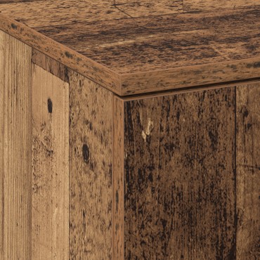 vidaXL Υψηλή Ντουλάπα Παλιό Ξύλο 60x35x180cm Κατασκευασμένο Ξύλο