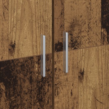 vidaXL Υψηλή Ντουλάπα Παλιό Ξύλο 60x35x180cm Κατασκευασμένο Ξύλο