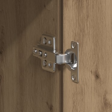 vidaXL Υψηλό Ντουλάπι Καλλιτεχνικής Δρυός 60x35x180cm Επεξεργασμένο Ξύλο