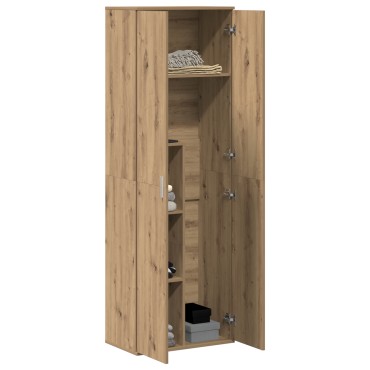 vidaXL Υψηλό Ντουλάπι Καλλιτεχνικής Δρυός 60x35x180cm Επεξεργασμένο Ξύλο
