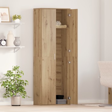vidaXL Υψηλό Ντουλάπι Καλλιτεχνικής Δρυός 60x35x180cm Επεξεργασμένο Ξύλο
