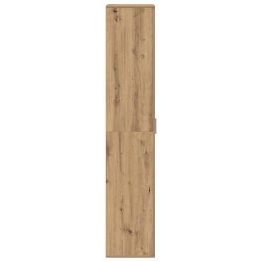 vidaXL Υψηλό Ντουλάπι Καλλιτεχνικής Δρυός 60x35x180cm Επεξεργασμένο Ξύλο