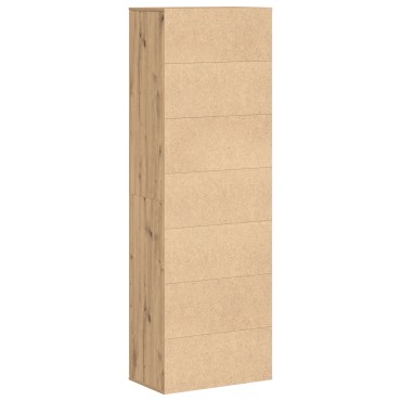 vidaXL Υψηλό Ντουλάπι Καλλιτεχνικής Δρυός 60x35x180cm Επεξεργασμένο Ξύλο