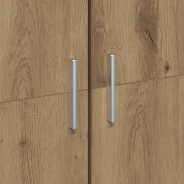vidaXL Υψηλό Ντουλάπι Καλλιτεχνικής Δρυός 60x35x180cm Επεξεργασμένο Ξύλο