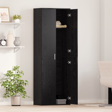 vidaXL Ντουλάπι Μαύρου Δρύος 60x35x180cm Επεξεργασμένο Ξύλο 1 τεμ.