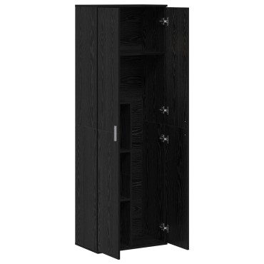 vidaXL Ντουλάπι Μαύρου Δρύος 60x35x180cm Επεξεργασμένο Ξύλο 1 τεμ.