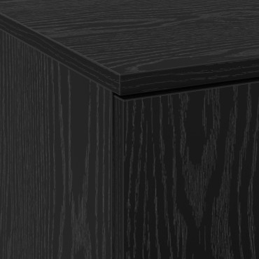 vidaXL Ντουλάπι Μαύρου Δρύος 60x35x180cm Επεξεργασμένο Ξύλο 1 τεμ.
