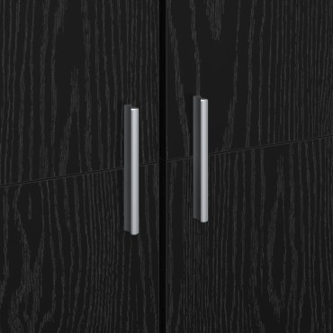 vidaXL Ντουλάπι Μαύρου Δρύος 60x35x180cm Επεξεργασμένο Ξύλο 1 τεμ.