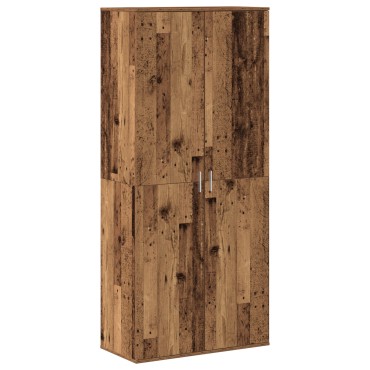 vidaXL Υψηλό ντουλάπι Παλιό Ξύλο 80x39x178cm Κατασκευασμένο Ξύλο