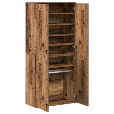 vidaXL Υψηλό ντουλάπι Παλιό Ξύλο 80x39x178cm Κατασκευασμένο Ξύλο