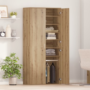 vidaXL Υψηλή Ντουλάπα Ξύλο Καρυδιά 80x39x178cm Επεξεργασμένο Ξύλο