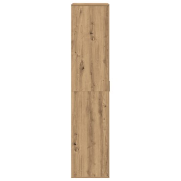 vidaXL Υψηλή Ντουλάπα Ξύλο Καρυδιά 80x39x178cm Επεξεργασμένο Ξύλο