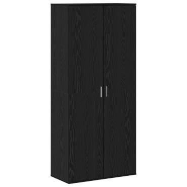 vidaXL Highboard Μαύρη Δρυς 80x39x178cm από Μοριοσανίδες