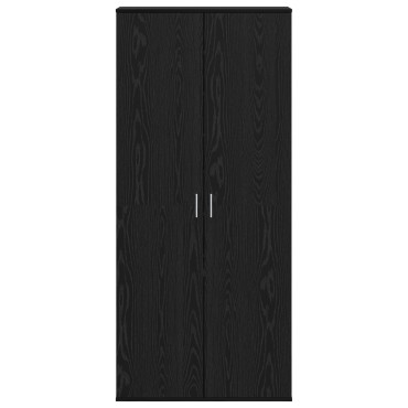 vidaXL Highboard Μαύρη Δρυς 80x39x178cm από Μοριοσανίδες