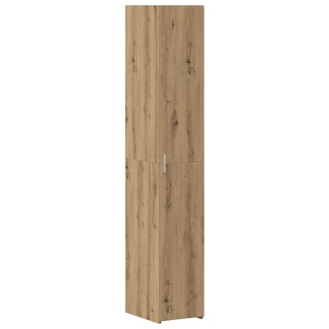 vidaXL Υψηλό ντουλάπι Καρυδιά 30x42.5x185cm Επεξεργασμένο Ξύλο 1 τεμ.