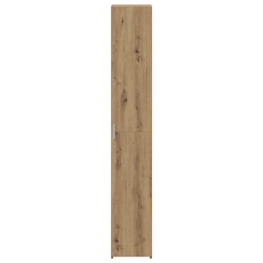 vidaXL Υψηλό ντουλάπι Καρυδιά 30x42.5x185cm Επεξεργασμένο Ξύλο 1 τεμ.