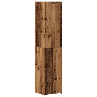 vidaXL Ψηλός Μπουφές Παλαιό Ξύλο 40x42.5x185cm Κατασκευασμένο Ξύλο 1 τεμ.
