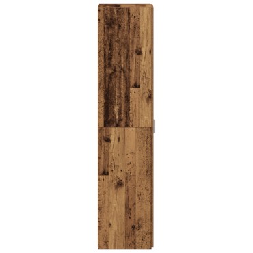 vidaXL Ψηλός Μπουφές Παλαιό Ξύλο 40x42.5x185cm Κατασκευασμένο Ξύλο 1 τεμ.