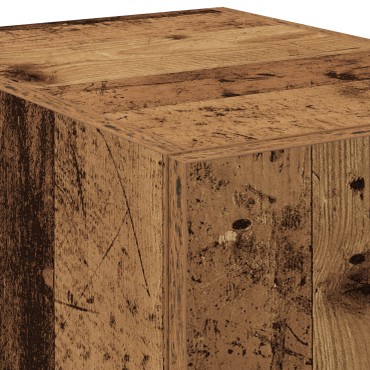 vidaXL Ψηλός Μπουφές Παλαιό Ξύλο 40x42.5x185cm Κατασκευασμένο Ξύλο 1 τεμ.