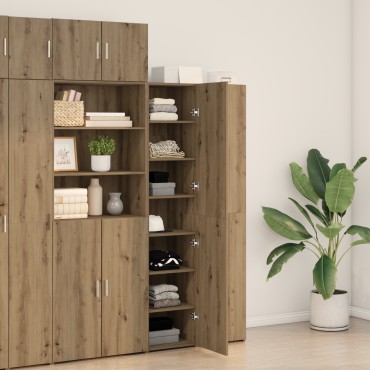 vidaXL Υψηλός μπουφές Artisan Oak 40x42.5x185cm Επεξεργασμένο ξύλο 1 τεμ.
