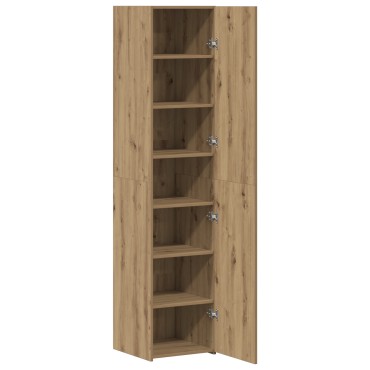 vidaXL Υψηλός μπουφές Artisan Oak 40x42.5x185cm Επεξεργασμένο ξύλο 1 τεμ.