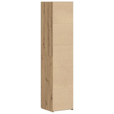 vidaXL Υψηλός μπουφές Artisan Oak 40x42.5x185cm Επεξεργασμένο ξύλο 1 τεμ.