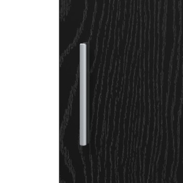 vidaXL Υψηλός μπουφές Μαύρος Δρυός 40x42.5x185cm Επεξεργασμένο Ξύλο 1 τεμ.