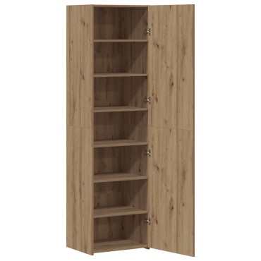 vidaXL Highboard από δρυ 50x42.5x185cm Σχεδιασμένο ξύλο 1 τεμ.