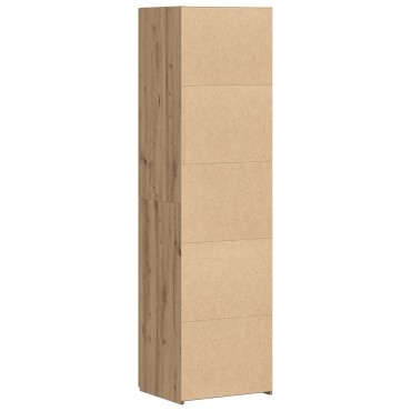 vidaXL Highboard από δρυ 50x42.5x185cm Σχεδιασμένο ξύλο 1 τεμ.