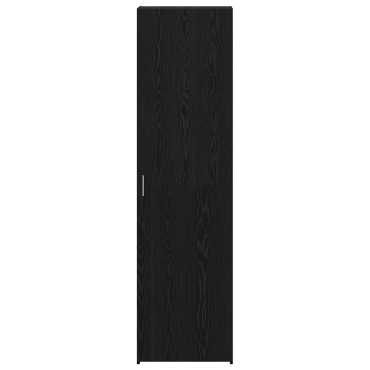 vidaXL Υψηλή ντουλάπα Μαύρη Ξυλεία 50x42.5x185cm από ξύλο 1 τεμ.