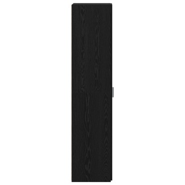 vidaXL Υψηλή ντουλάπα Μαύρη Ξυλεία 50x42.5x185cm από ξύλο 1 τεμ.