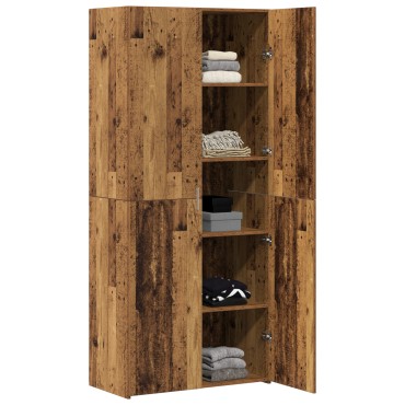 vidaXL Μπουφές Παλιού Ξύλου 40x42.5x185cm Φτιαγμένος από Ξύλο 1 τεμ.