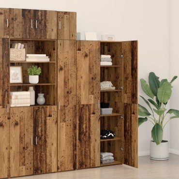 vidaXL Μπουφές Παλιού Ξύλου 40x42.5x185cm Φτιαγμένος από Ξύλο 1 τεμ.