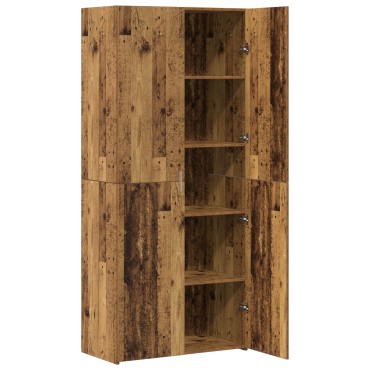 vidaXL Μπουφές Παλιού Ξύλου 40x42.5x185cm Φτιαγμένος από Ξύλο 1 τεμ.