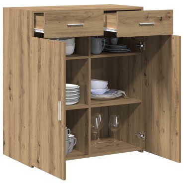 vidaXL Ντουλάπι αποθήκευσης Artisan Oak 80x42.5x93.5cm Επεξεργασμένο Ξύλο 1 τεμ.