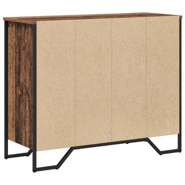vidaXL Κουτί με Συρτάρια Παλιού Ξύλου 91x35.5x74.5cm Επεξεργασμένο Ξύλο
