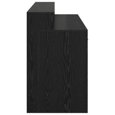 vidaXL Γραφείο Μαύρης Δρυός 140x55x91cm Επεξεργασμένο Ξύλο 1 τεμ.