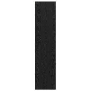 vidaXL Ντουλάπι Αποθήκης Μαύρης Δρυός 30x41x174.5cm Κατασκευασμένο Ξύλο 1 τεμ.