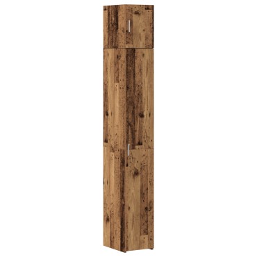 vidaXL Λεπτό Ντουλάπι Παλιά Ξυλεία 30x42.5x225cm Μηχανικά ξύλο 1 τεμ.