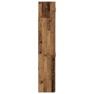 vidaXL Λεπτό Ντουλάπι Παλιά Ξυλεία 30x42.5x225cm Μηχανικά ξύλο 1 τεμ.