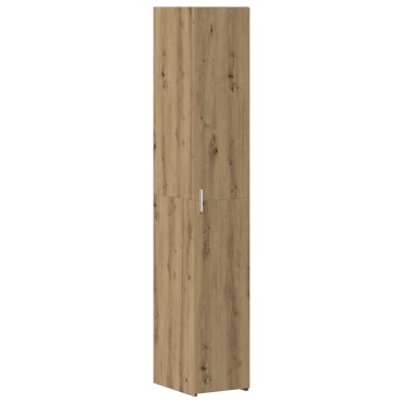 vidaXL Λεπτό Ντουλάπι Αποθήκευσης Δρυς 30x42.5x225cm Επεξεργασμένο Ξύλο 1 τεμ.