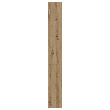 vidaXL Λεπτό Ντουλάπι Αποθήκευσης Δρυς 30x42.5x225cm Επεξεργασμένο Ξύλο 1 τεμ.