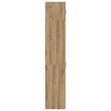 vidaXL Λεπτό Ντουλάπι Αποθήκευσης Δρυς 30x42.5x225cm Επεξεργασμένο Ξύλο 1 τεμ.