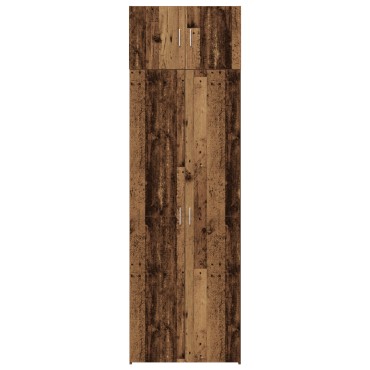 vidaXL Ντουλάπα Αποθήκευσης Παλιό Ξύλο 70x42.5x225cm Επεξεργασμένο Ξύλο 1 τεμ.